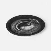 Assiettes En Carton Ouroboros Yin - Yang (Angle)