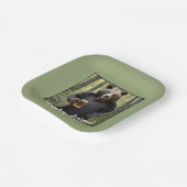 Assiettes En Carton Ours avec bière d'anniversaire (Angulaire)