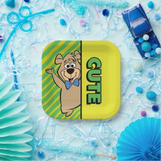 Assiettes En Carton Ours Boo-Boo mignon (Fête)