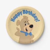 Assiettes En Carton Ours Boo-Boo Précocieux (Devant)