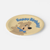 Assiettes En Carton Ours Boo-Boo Précocieux (Angle)