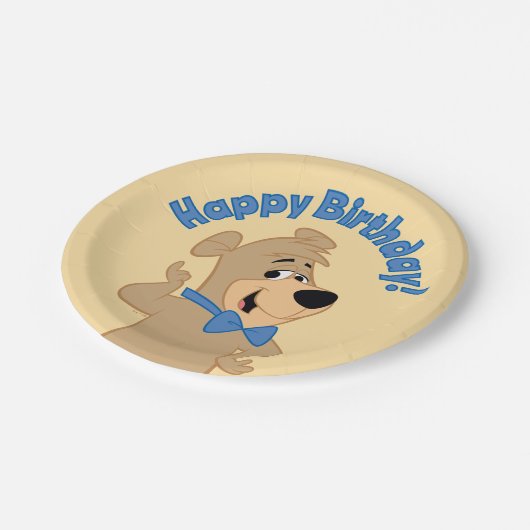 Assiettes En Carton Ours Boo-Boo Précocieux (Angle)