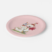 Assiettes En Carton Ours d'anniversaire (Angle)