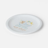 Assiettes En Carton Ours de bateau en papier doux (Angle)