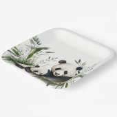 Assiettes En Carton Ours De Panda Avec Cuisine (Angulaire)