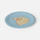 Assiettes En Carton Ours d'eau mûr Tardigrade Anime plaque de papier (Angle)