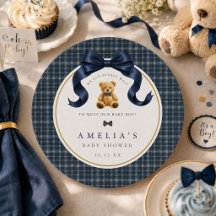 Ours en attente Plaid Polo Teddy Bear