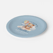 Assiettes En Carton Ours en peluche (Angle)