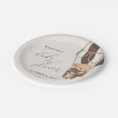 Assiettes En Carton Ours en peluche, Ballon Brown à air chaud, Baby sh (Angle)