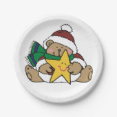 Assiettes En Carton Ours étoile (Devant)