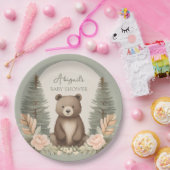 Assiettes En Carton Ours forestier (Fête)