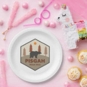 Assiettes En Carton Ours forestier national de Pisgah (Fête)