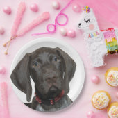 Assiettes En Carton Ours gris brillant (Fête)