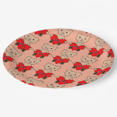 Assiettes En Carton Ours Mignon (Angle)