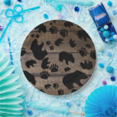 Assiettes En Carton Ours Noir - Patrouilles Ours Noir (Fête)