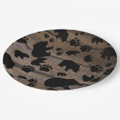 Assiettes En Carton Ours Noir - Patrouilles Ours Noir (Angle)