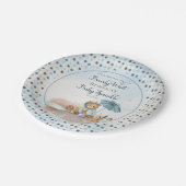 Assiettes En Carton Ours | Parapluie Bleu Bearly Wait Garçon Bébé Spri (Angle)