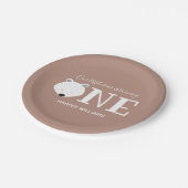 Assiettes En Carton Ours Turner un animal mignon premier anniversaire (Angle)