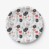 Assiettes En Carton Outils Automobile Mécanique (Devant)