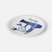 Assiettes En Carton Outils de coiffures (Angle)