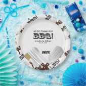 Assiettes En Carton Outils de Gril Je Fais BBQ (Fête)