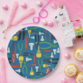 Assiettes En Carton Outils électriques du commerce (Fête)