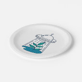 Assiettes En Carton OVNI Alien (Angle)