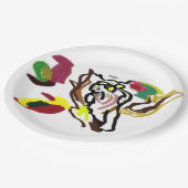 Assiettes En Carton Owl autumn oil (Angle)