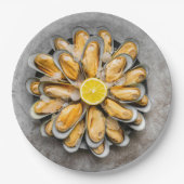 Assiettes En Carton Oyster Platter (Devant)