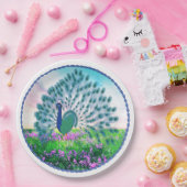 Assiettes En Carton Pacock à bijoux (Fête)