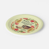 Assiettes En Carton PAIN DE VIE Bon thanksgiving chrétien (Angle)