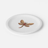 Assiettes En Carton Pain d'épices (Angle)