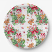 Assiettes En Carton Pain d'épices (Devant)