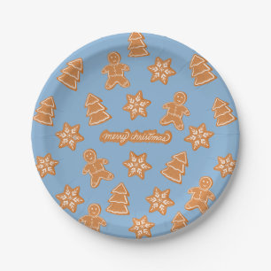 Assiettes En Carton Pain d'épices biscuits Plaques de papier