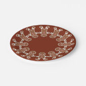 Assiettes En Carton Pain d'épices biscuits Plaques de papier (Angle)