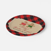 Assiettes En Carton Pain d'épices, fête de Noël (Angle)