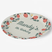 Assiettes En Carton Painisier Bug Anniversaire Jardin Fête (Angle)