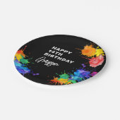 Assiettes En Carton Paintballing Photo Anniversaire (Angle)