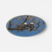 Assiettes En Carton Paire d'aigle à tête blanche (Angle)