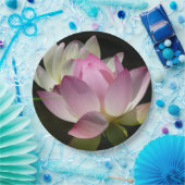 Assiettes En Carton Paire de fleurs de Lotus II (Fête)