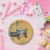 Assiettes En Carton Paire de Mallards (Fête)