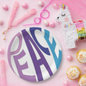 ASSIETTES EN CARTON PAIX (Fête)