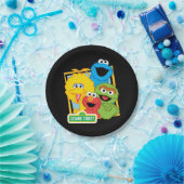 Assiettes En Carton Pal de rue Sésame (Fête)