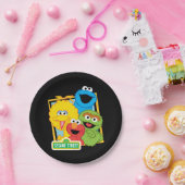 Assiettes En Carton Pal de rue Sésame (Fête)