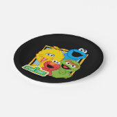 Assiettes En Carton Pal de rue Sésame (Angle)