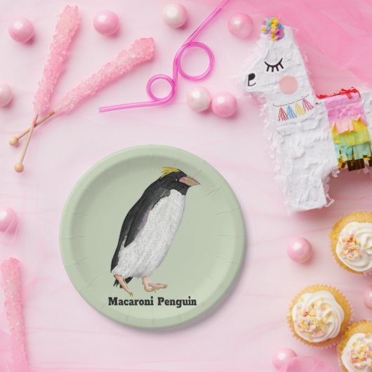 Assiettes En Carton Palaeeudyptes Pingouin disparu (Fête)