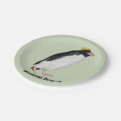 Assiettes En Carton Palaeeudyptes Pingouin disparu (Angle)