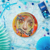 Assiettes En Carton Palette Artiste (Fête)