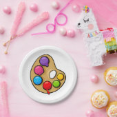 Assiettes En Carton Palette d'art peintres (Fête)