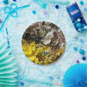 Assiettes En Carton Palette de l'artiste #1 (Fête)